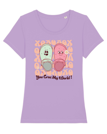 Retro Chic Valentine - You croc my world Lavender Dawn
