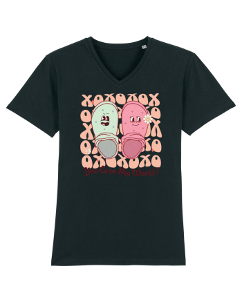 Retro Chic Valentine - You croc my world Black