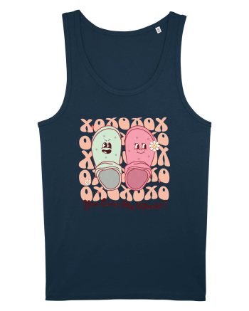 Retro Chic Valentine - You croc my world Navy