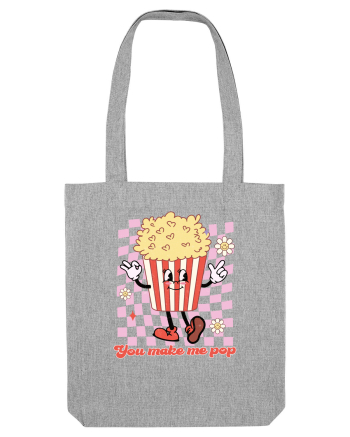 Retro Chic Valentine - You make me pop Heather Grey