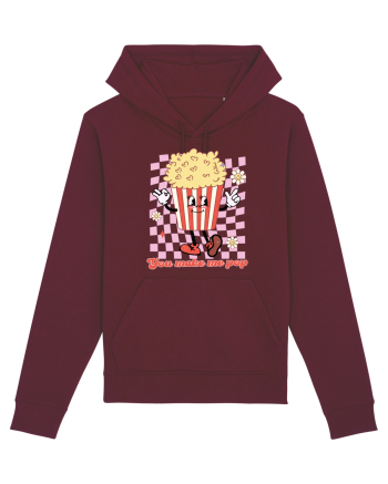 Retro Chic Valentine - You make me pop Burgundy