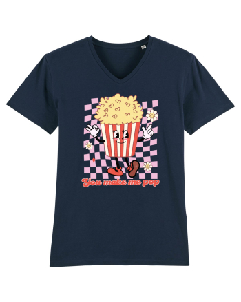 Retro Chic Valentine - You make me pop French Navy