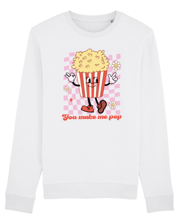 Retro Chic Valentine - You make me pop White
