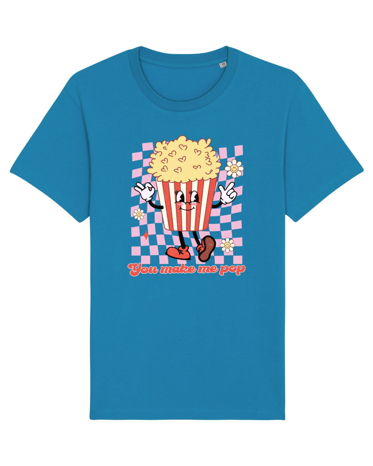 Tricou mânecă scurtă Unisex Rocker Azur