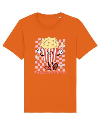 Retro Chic Valentine - You make me pop Bright Orange