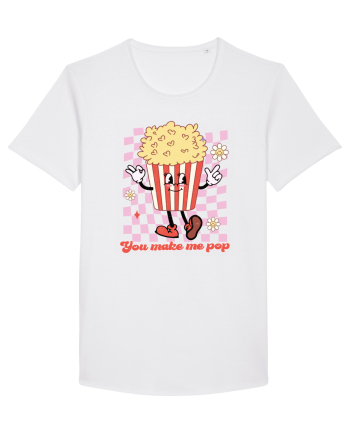 Retro Chic Valentine - You make me pop White