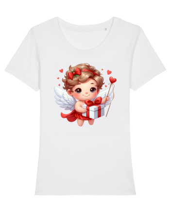 pentru Ziua Îndrăgostiților - Îngerul Iubirii - Cupidon v1 White
