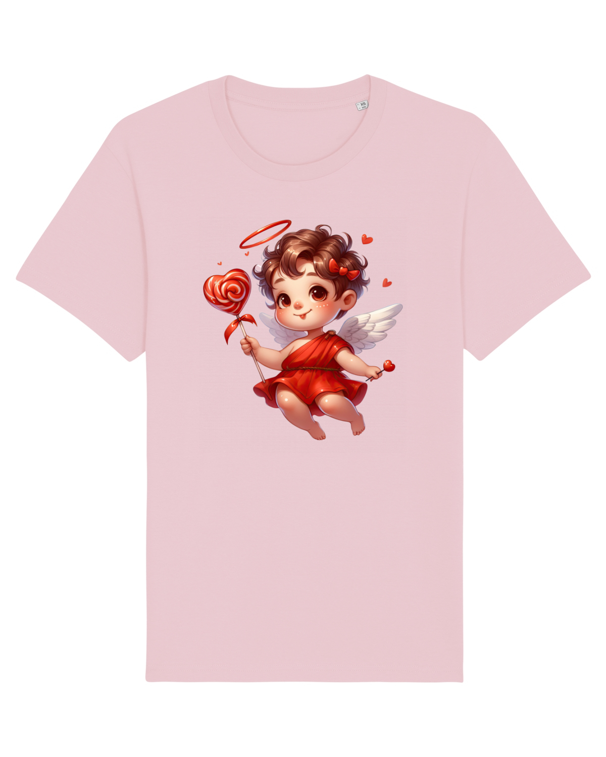 Tricou mânecă scurtă Unisex Rocker Cotton Pink