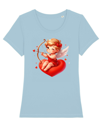 pentru Ziua Îndrăgostiților - Îngerul Iubirii - Cupidon v13 Sky Blue
