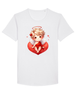 pentru Ziua Îndrăgostiților - Îngerul Iubirii - Cupidon v14 Tricou mânecă scurtă guler larg Bărbat Skater