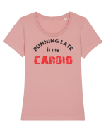 Cardio Tricou mânecă scurtă guler larg fitted Damă Expresser