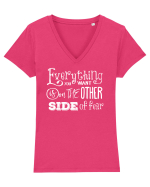 Dincolo de teamă Tricou mânecă scurtă guler V Damă Evoker
