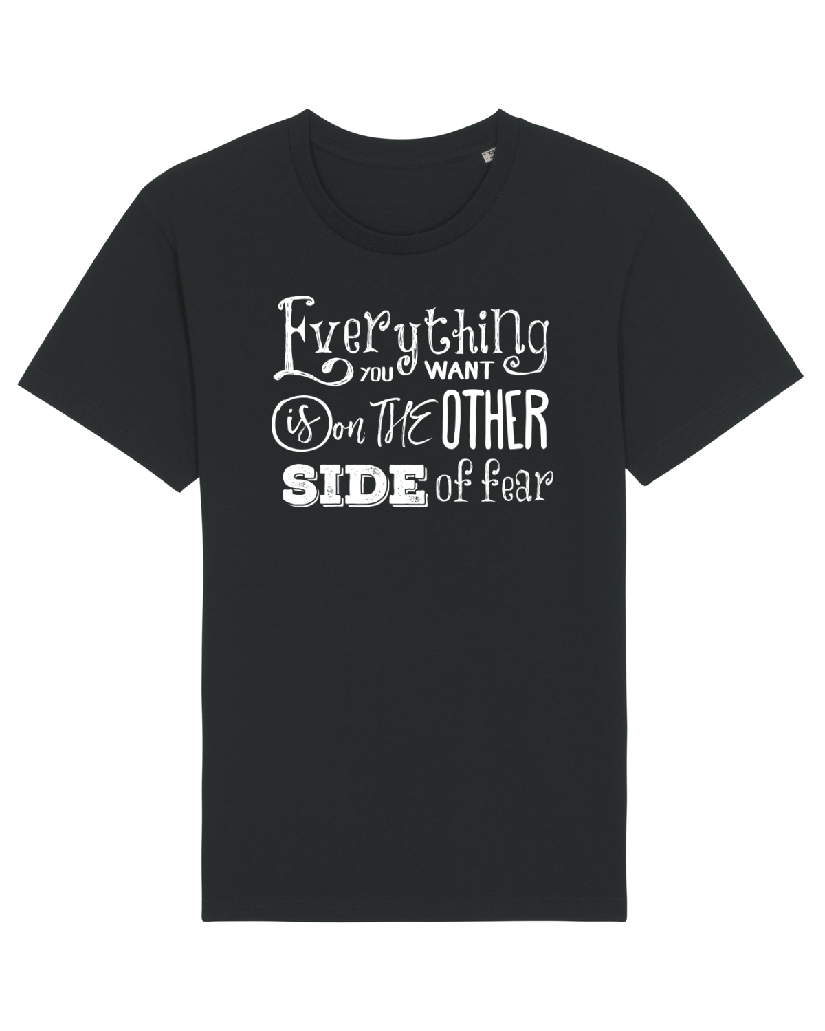 Tricou mânecă scurtă Unisex Rocker Black
