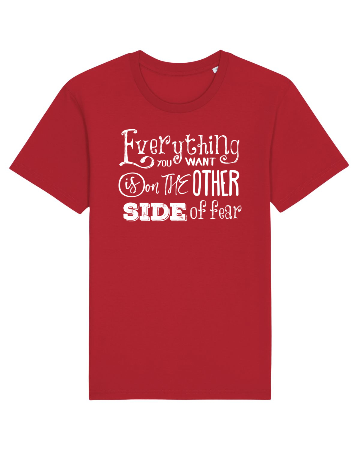 Tricou mânecă scurtă Unisex Rocker Red