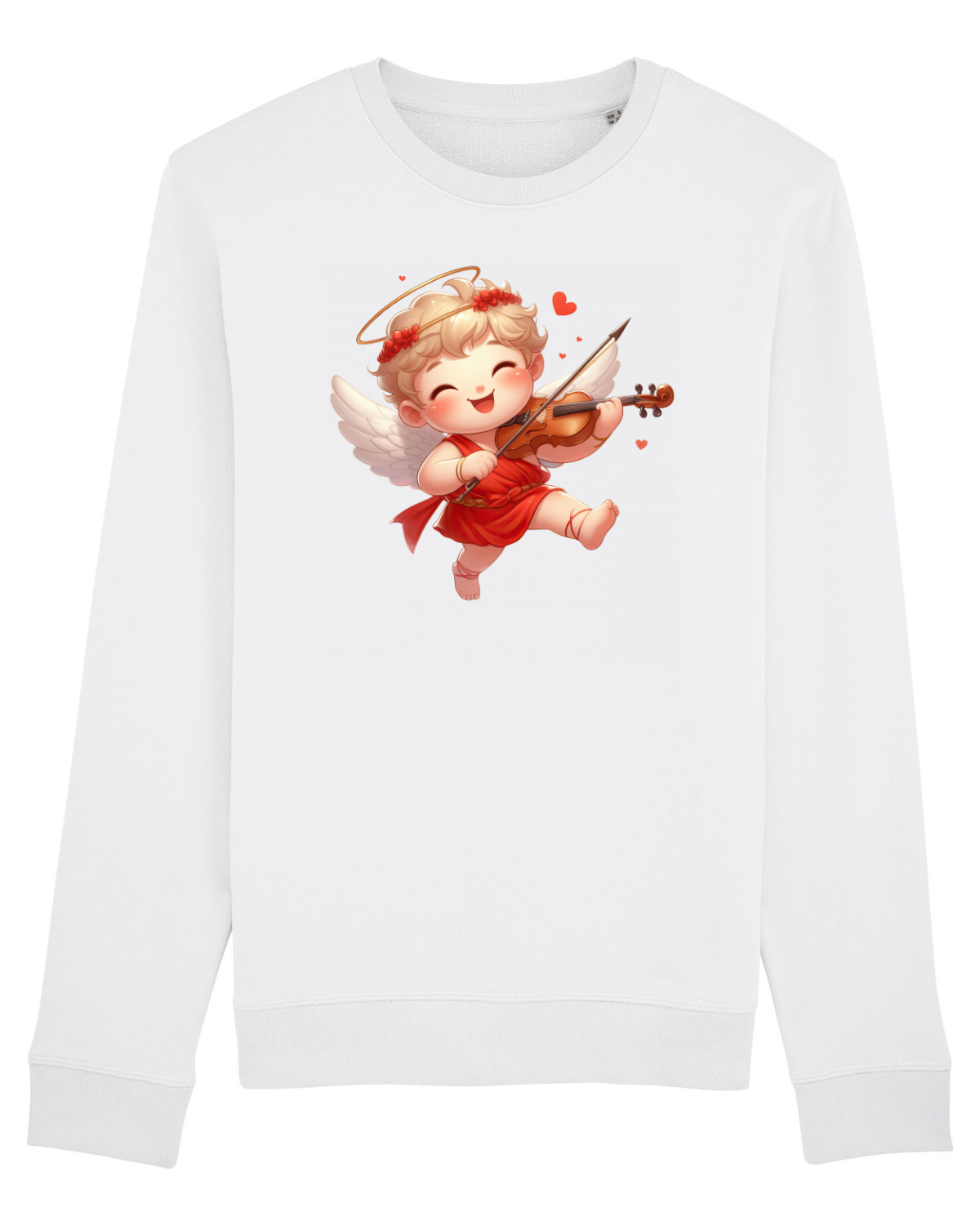 Bluză mânecă lungă Unisex Rise White