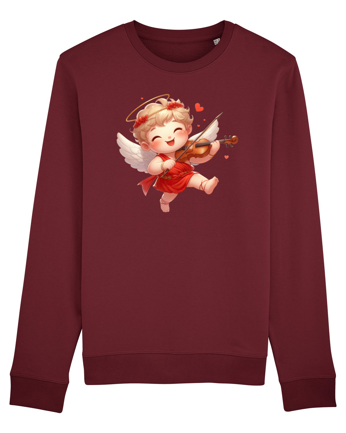Bluză mânecă lungă Unisex Rise Burgundy