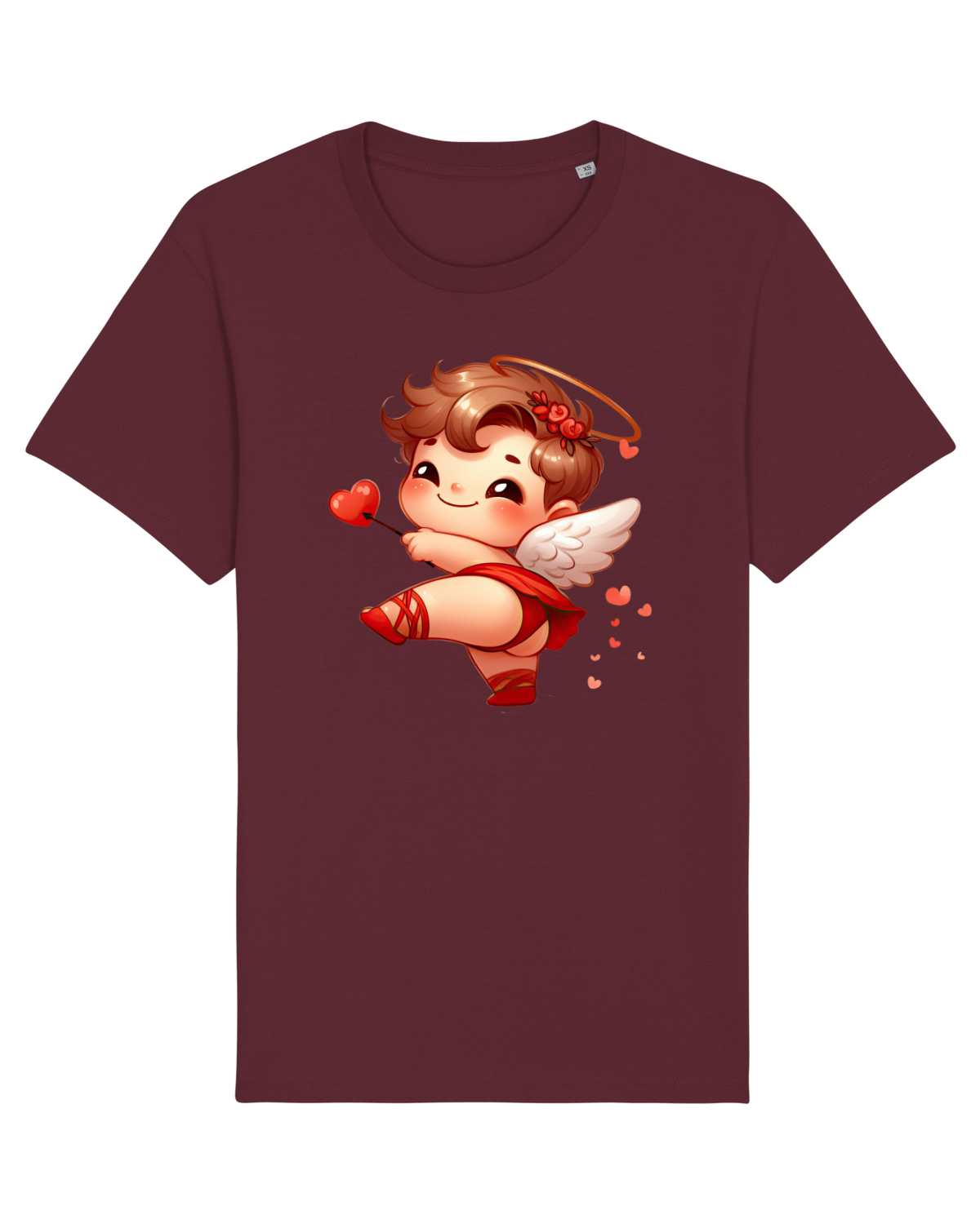 Tricou mânecă scurtă Unisex Rocker Burgundy