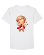 pentru Ziua Îndrăgostiților - Îngerul Iubirii - Cupidon v7 Tricou mânecă scurtă guler larg Bărbat Skater
