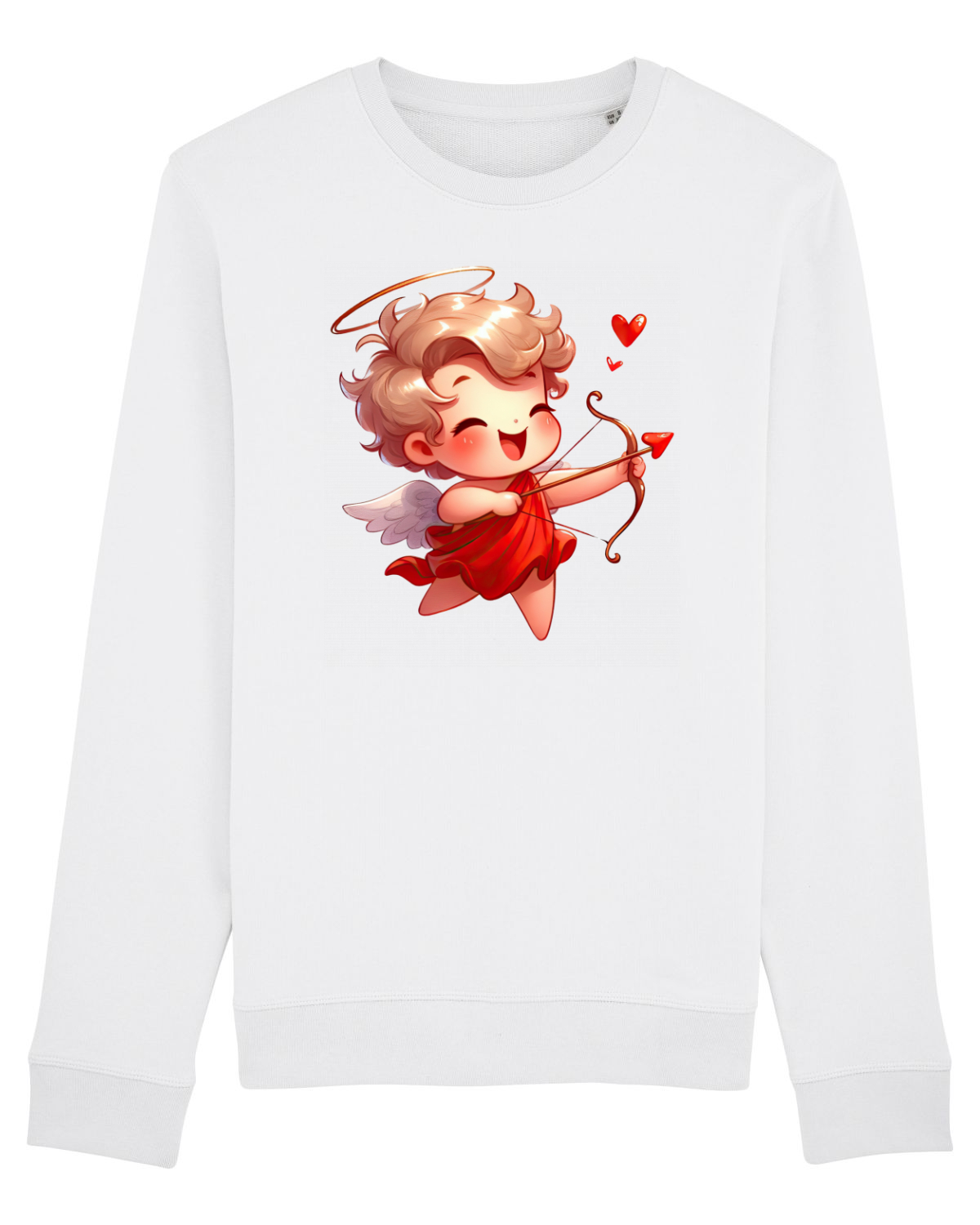 Bluză mânecă lungă Unisex Rise White