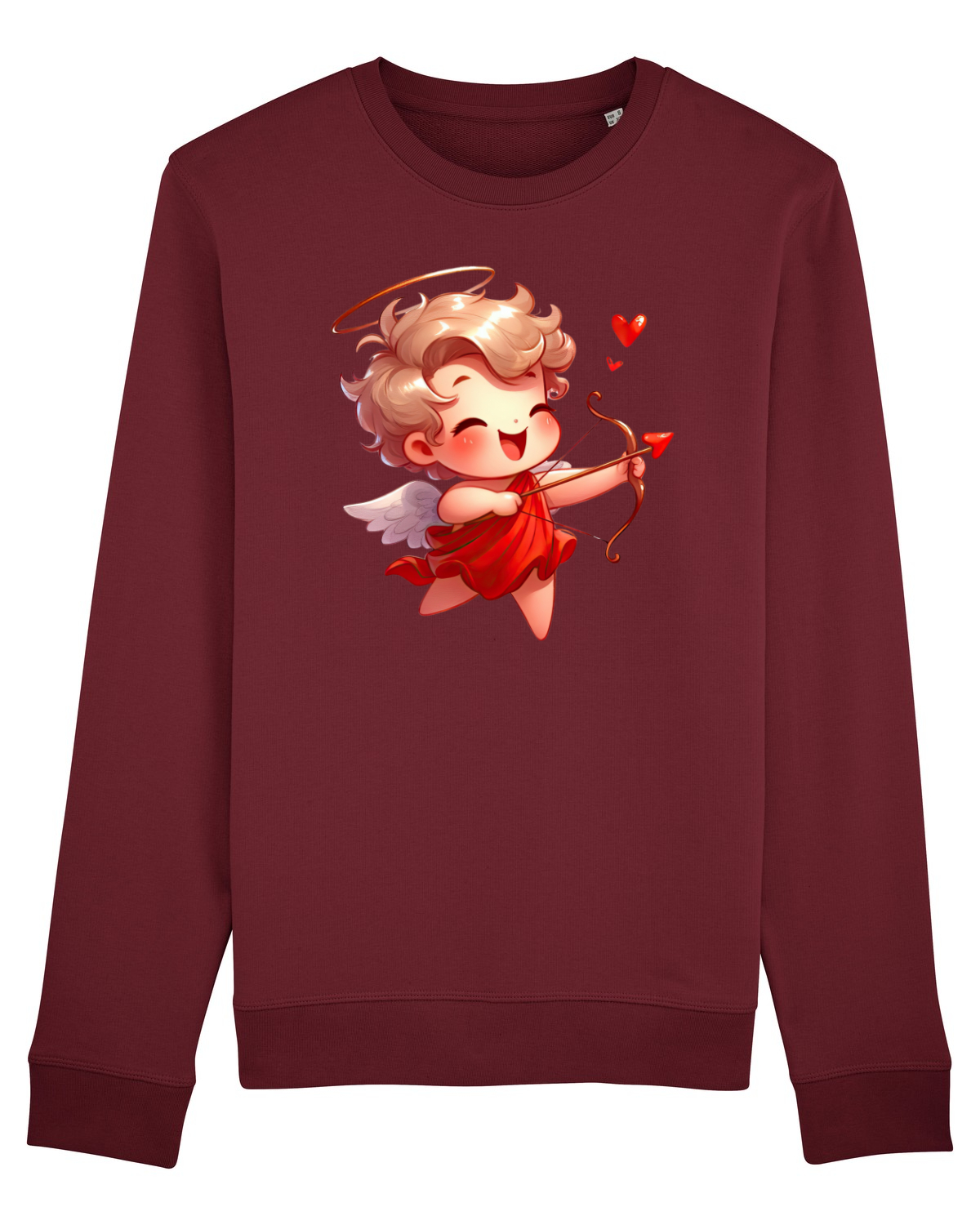 Bluză mânecă lungă Unisex Rise Burgundy