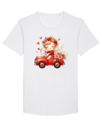 pentru Ziua Îndrăgostiților - Îngerul Iubirii - Cupidon v9 Tricou mânecă scurtă guler larg Bărbat Skater