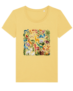 Universul Animalelor  Tricou mânecă scurtă guler larg fitted Damă Expresser