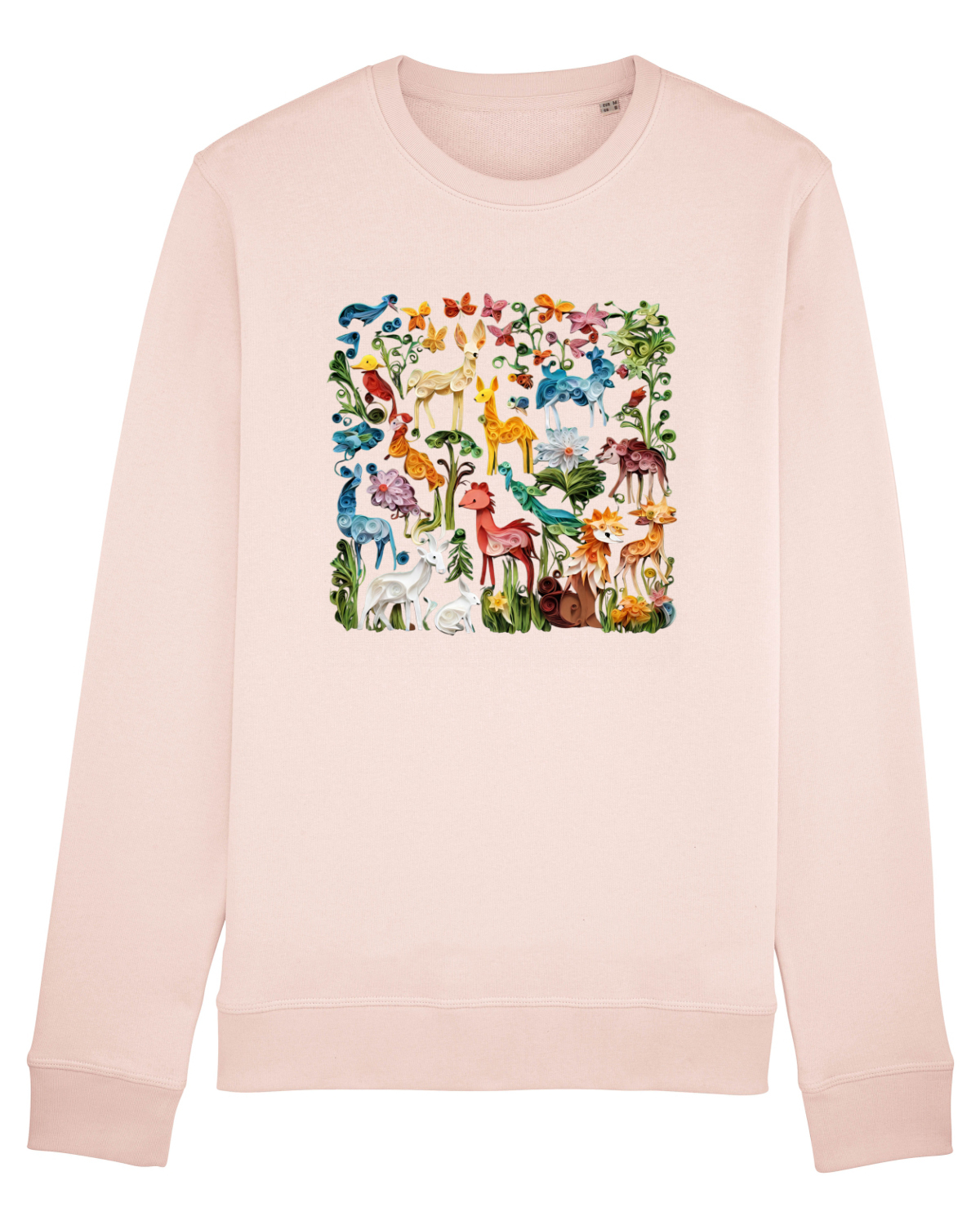 Bluză mânecă lungă Unisex Rise Candy Pink