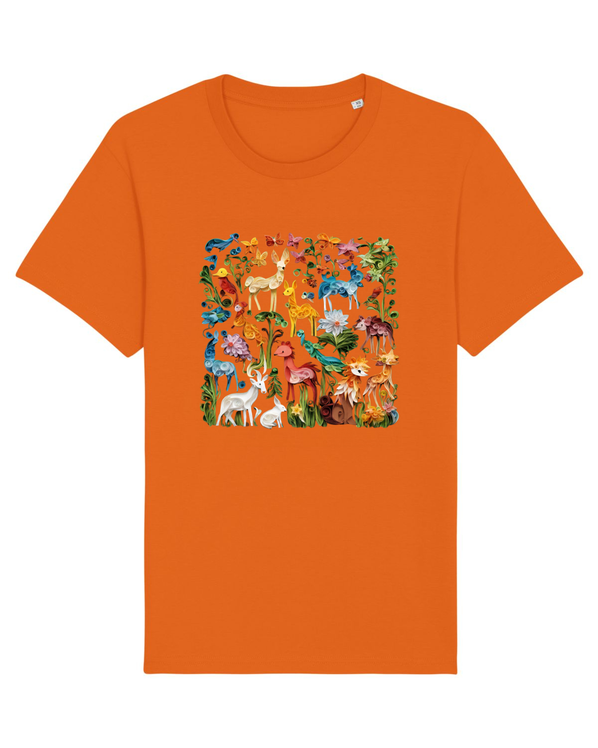 Tricou mânecă scurtă Unisex Rocker Bright Orange