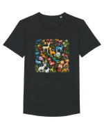 Universul Animalelor  Tricou mânecă scurtă guler larg Bărbat Skater