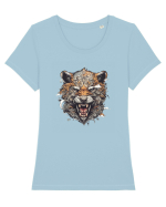 Tiger's Wrath Tricou mânecă scurtă guler larg fitted Damă Expresser