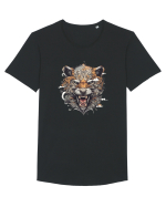 Tiger's Wrath Tricou mânecă scurtă guler larg Bărbat Skater