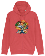 Arborele Vieții Hanorac cu fermoar Unisex Connector