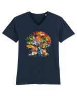 Arborele Vieții Tricou mânecă scurtă guler V Bărbat Presenter