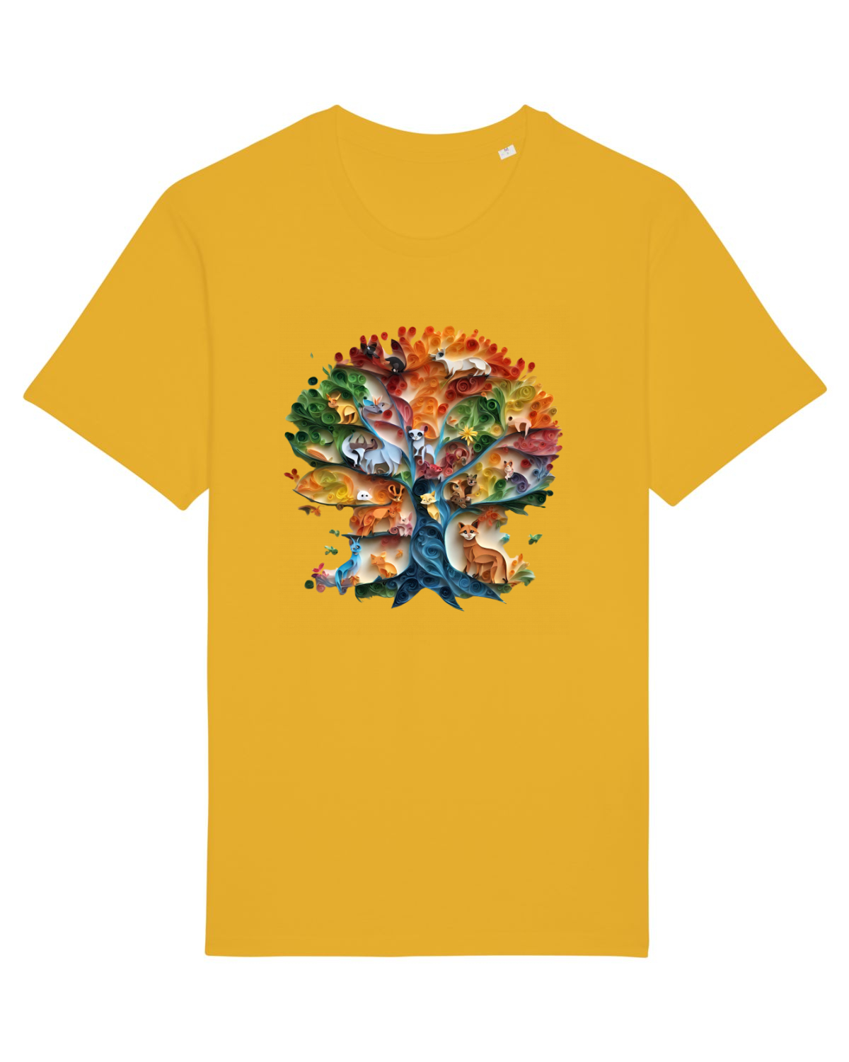 Tricou mânecă scurtă Unisex Rocker Spectra Yellow