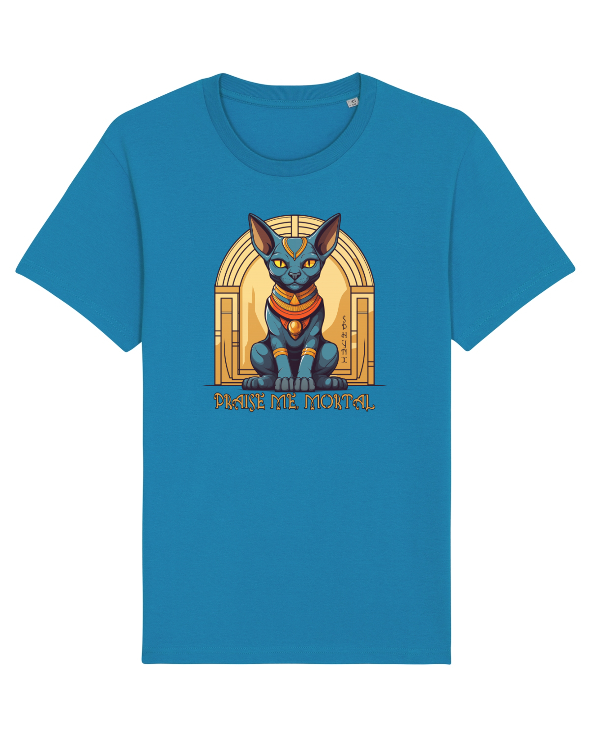 Tricou mânecă scurtă Unisex Rocker Azur