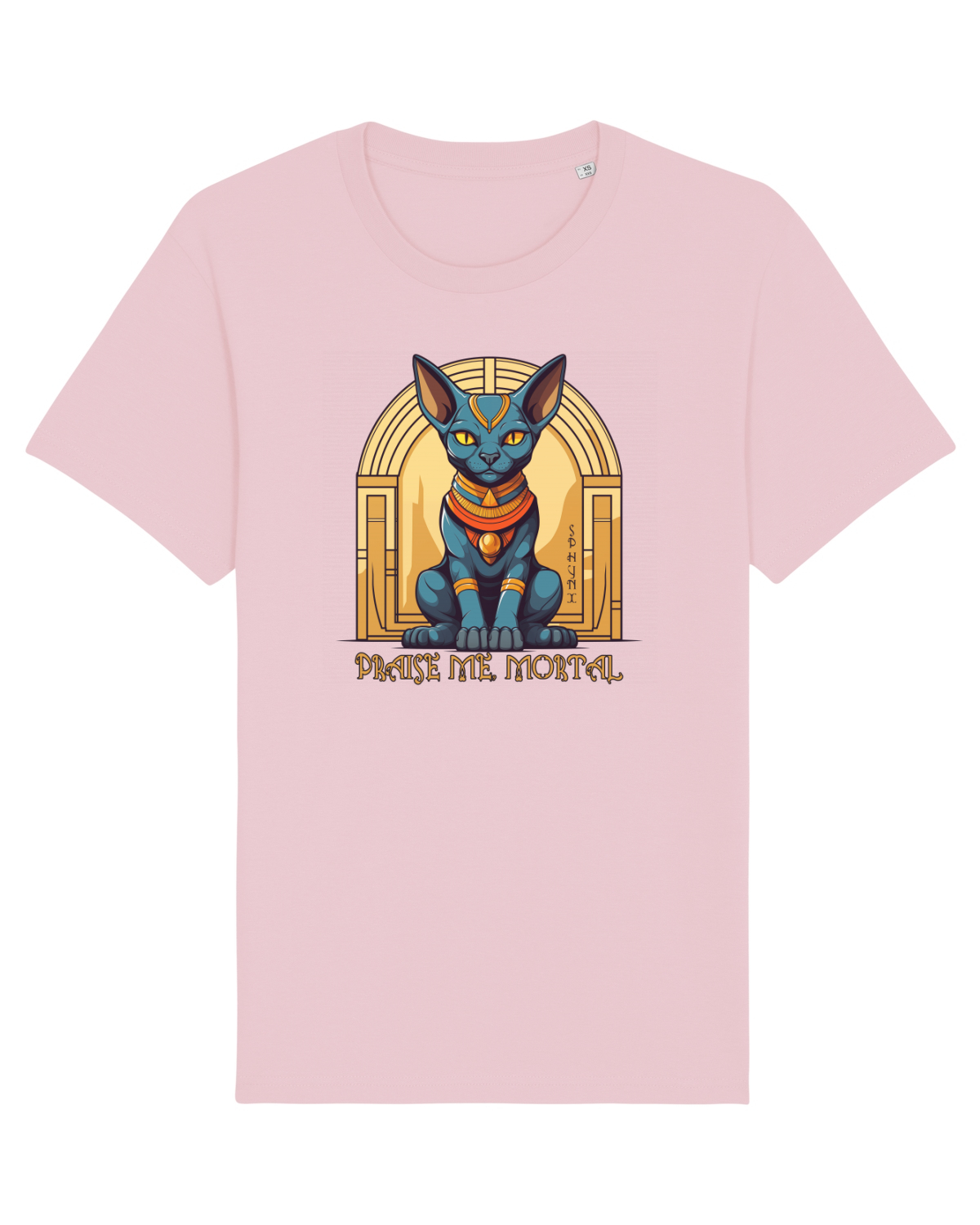 Tricou mânecă scurtă Unisex Rocker Cotton Pink