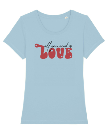 de dragoste in stil retro vintage - All You Need Is Love Sky Blue