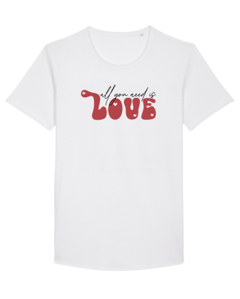 de dragoste in stil retro vintage - All You Need Is Love White