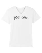 you can Tricou mânecă scurtă guler V Bărbat Presenter