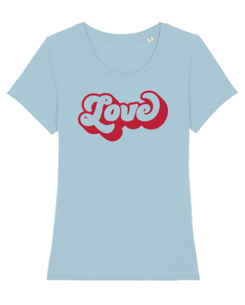 de dragoste in stil retro vintage - Bold Love Sky Blue