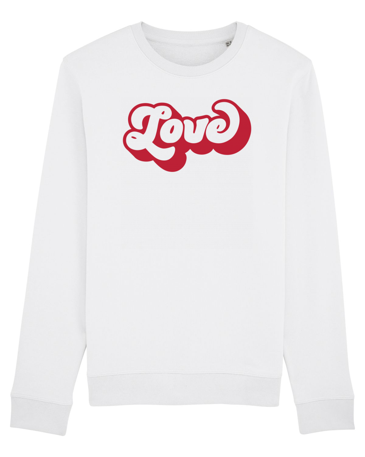 Bluză mânecă lungă Unisex Rise White