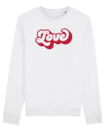 de dragoste in stil retro vintage - Bold Love Bluză mânecă lungă Unisex Rise