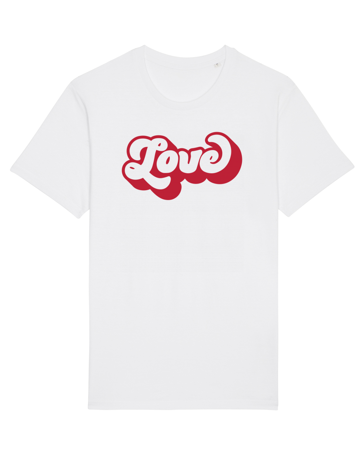 Tricou mânecă scurtă Unisex Rocker White