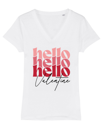 de dragoste in stil retro vintage - Hello Valentine White