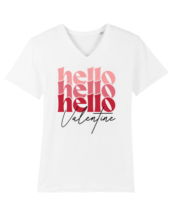 de dragoste in stil retro vintage - Hello Valentine White