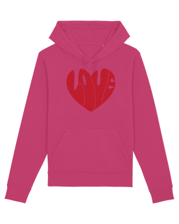 de dragoste in stil retro vintage - Love heart Raspberry