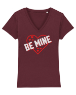pentru îndrăgostiți - Be Mine Tricou mânecă scurtă guler V Damă Evoker