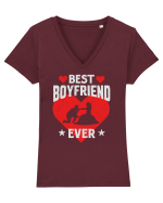 pentru îndrăgostiți - Best Boyfriend ever Tricou mânecă scurtă guler V Damă Evoker