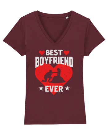 pentru îndrăgostiți - Best Boyfriend ever Burgundy