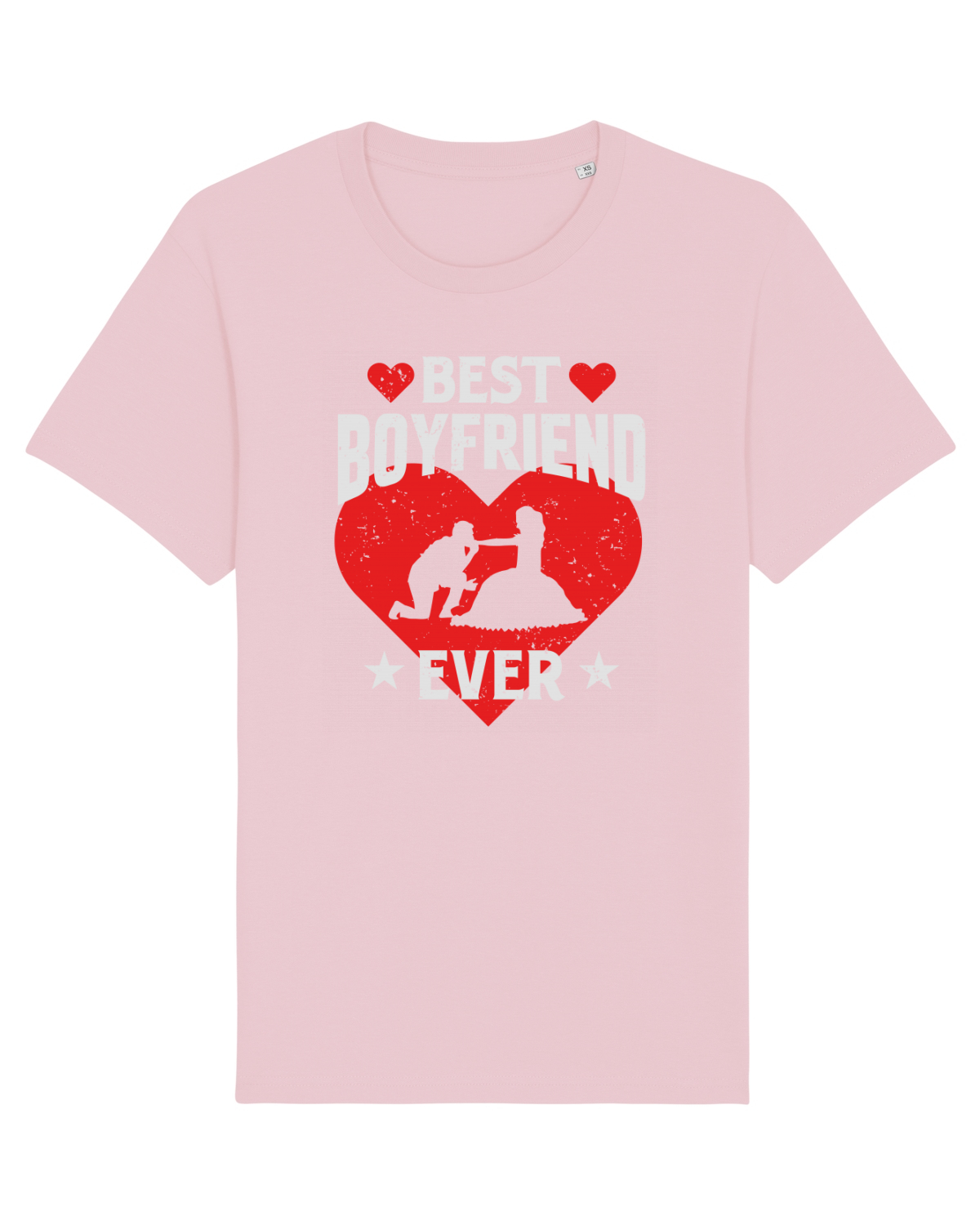 Tricou mânecă scurtă Unisex Rocker Cotton Pink